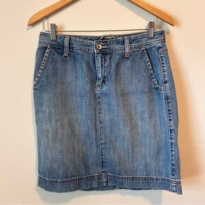 Y2K Eddie Bauer 4R Women’s Denim Light Wash Skirt